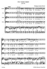 Mozart, WA: Ave verum corpus (K.618) (Urtext) Product Image
