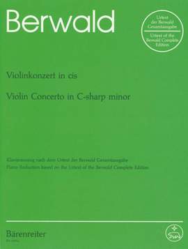 Berwald, F: Concerto for Violin in C-sharp minor (Urtext)