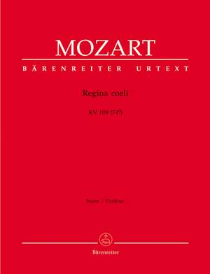 Mozart, WA: Regina Coeli in C (K.108) (Urtext)