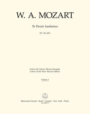 Mozart, WA: Te Deum laudamus in C (K.141) (Urtext)