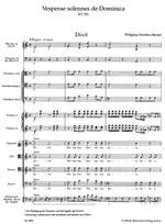 Mozart, WA: Vesperae solennes de Dominica (K.321) (Urtext) Product Image