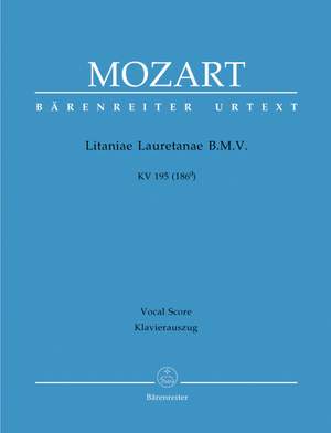Mozart, WA: Litaniae Lauretanae B.M.V. in D (K.195) (Urtext)