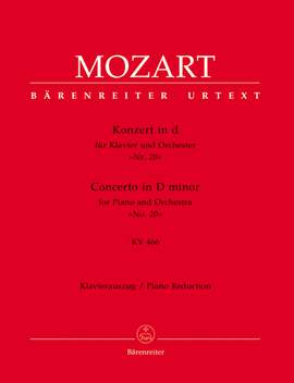Mozart, WA: Concerto for Piano No.20 in D minor (K.466) (Urtext)