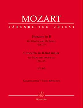 Mozart, WA: Concerto for Piano No.27 in B-flat (K.595) (Urtext)