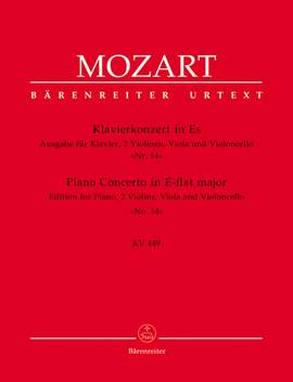 Mozart, WA: Concerto for Piano No.14 in E-flat (K.449) (Urtext)