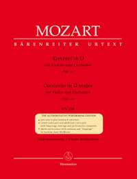 Mozart, WA: Concerto for Violin No.4 in D (K.218) (Urtext)