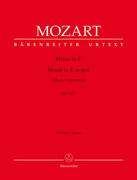 Mozart, WA: Missa solemnis in C (K.337) (Urtext)
