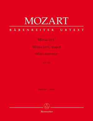 Mozart, WA: Missa solemnis in C (K.337) (Urtext)