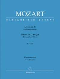 Mozart, WA: Mass in C (K.317) (Coronation Mass) (Urtext)