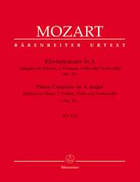 Mozart, WA: Concerto for Piano No.12 in A (K.414) (Urtext)
