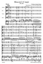 Mozart, WA: Mass in C (K.258) (Spaur-Messe) (Urtext) Product Image