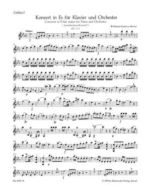 Mozart, WA: Concerto for Piano No. 9 in E-flat (K.271) (Urtext)