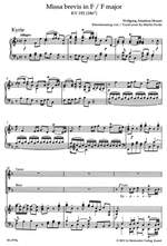 Mozart, WA: Missa brevis in F (K.192) (Urtext) Product Image