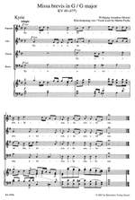 Mozart, WA: Missa brevis in G (K.49) (Urtext) Product Image