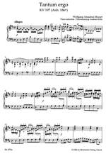 Mozart, WA: Tantum ergo in D (K.197) (Urtext) Product Image