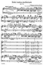 Mozart, WA: Inter natos mulierum. Offertorium (K.72) (Urtext) Product Image