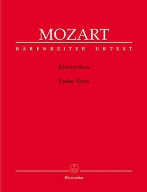 Mozart, WA: Piano Trios, complete (K.254, 496, 498, 502, 542, 548, 564) Appendix - 3 Fragments completed by M Stadler K.442 (Urtext)