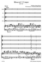 Mozart, WA: Mass in C (K.167) (Trinitatis-Messe) (Urtext) Product Image