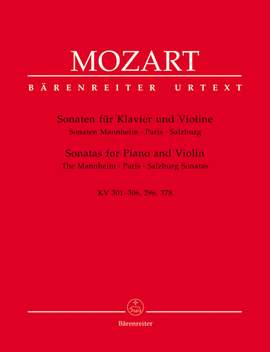 Mozart, WA: Sonatas for Violin and Piano, Vol. 1: Mannheim, Paris, Salzburg. (K.296, 301-306, 378) (Urtext)