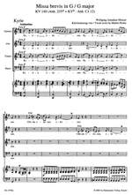 Mozart, WA: Missa brevis in G (K.140) (Urtext) Product Image