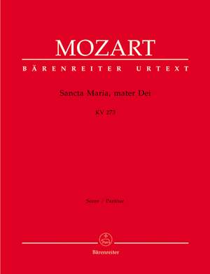Mozart, WA: Sancta Maria, mater Dei (K.273) (Urtext) (L)