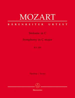 Mozart, WA: Symphony No.28 in C (K.200) (K.189k) (Urtext)