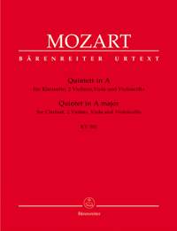 Mozart, WA: Clarinet Quintet in A (K.581) (Urtext)