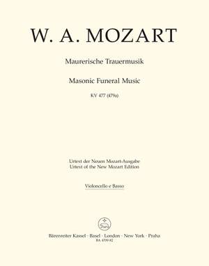 Mozart, WA: Masonic Funeral Music in C minor (K.477)(K.479a) (Urtext)
