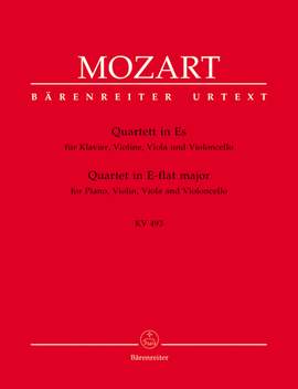 Mozart, WA: Piano Quartet in E-flat (K.493) (Urtext)