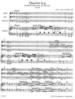 Mozart, WA: Piano Quartet in G minor (K.478) (Urtext) Product Image