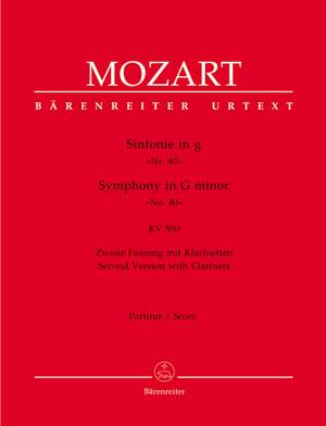 Mozart, WA: Symphony No.40 in G minor (K.550) (Urtext)