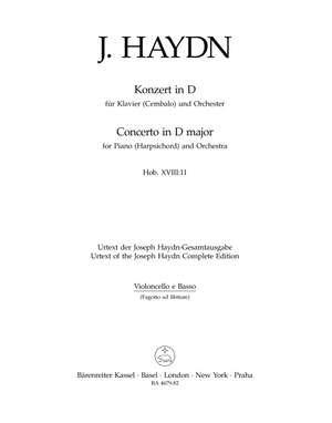 Haydn, FJ: Concerto for Piano (Harpsichord) in D (Hob.XVIII:11) (Urtext)