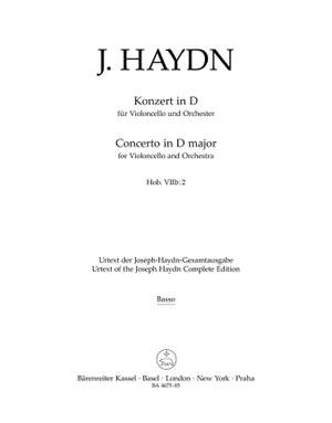 Haydn, FJ: Concerto for Cello in D (Hob.VIIb:2),(original version) (Urtext)
