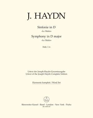 Haydn, FJ: Symphony No. 6 in D (Le Matin) (Hob.I:6) (Urtext)