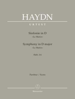 Haydn, FJ: Symphony No. 6 in D (Le Matin) (Hob.I:6) (Urtext)