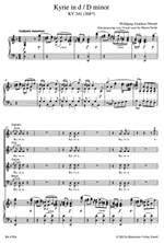 Mozart, WA: Kyrie in D minor (K.341) (L) (Urtext) Product Image