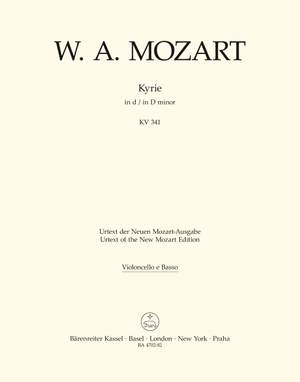 Mozart, WA: Kyrie in D minor (K.341) (L) (Urtext)