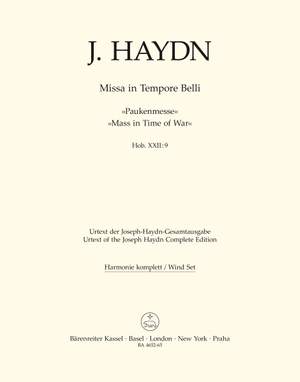 Haydn, FJ: Missa in Tempore Belli (Paukenmesse/Mass in Time of War) (Hob.XXII:9) (Urtext) (L)