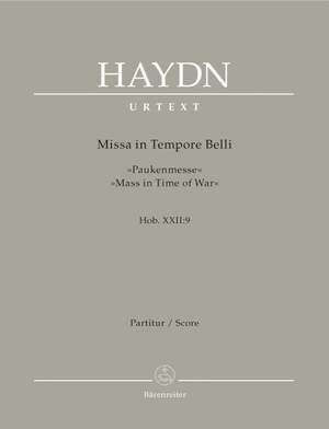 Haydn, FJ: Missa in Tempore Belli (Paukenmesse/Mass in Time of War) (Hob.XXII:9) (Urtext) (L)
