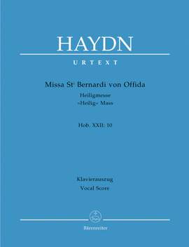 Haydn, FJ: Missa Sancti Bernardi von Offida (Heiligmesse) (Hob.XXII:10) (Urtext) (L)