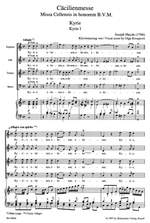 Haydn, FJ: Missa Cellensis in honorem Beatissimae Virginis Mariae (St Cecilia) (Hob.XXII:5) (Urtext) (L) Product Image