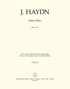 Haydn, FJ: Stabat Mater (Hob.XXbis) (Urtext) (L)