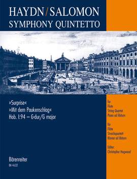 Haydn, FJ: Symphony No. 94 in G (Hob I:94) arranged for Chamber Ensemble