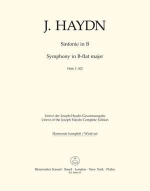 Haydn, FJ: Symphony No.102 in B-flat (Hob.I:102) (London No.10) (Urtext)