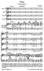 Haydn, FJ: Mass in B-flat (Theresien-Messe) (Hob.XXII:12) (Urtext) (L) Product Image