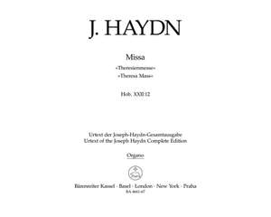 Haydn, FJ: Mass in B-flat (Theresien-Messe) (Hob.XXII:12) (Urtext) (L)