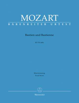 Mozart, WA: Bastien und Bastienne (complete opera) (G) (K.50) (K.46b) (Urtext)