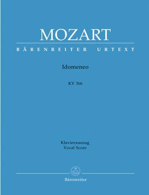 Mozart, WA: Idomeneo (complete opera) (It-G) (K.366) (Urtext)