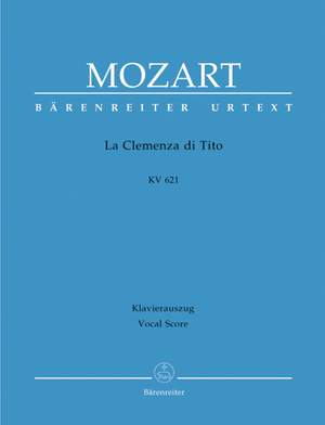 Mozart, WA: La clemenza di Tito (complete opera) (K.621) (It-G) (Urtext)
