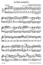 Mozart, WA: La Finta semplice (complete opera) (It) (K.51) (K.46a) (Urtext) Product Image